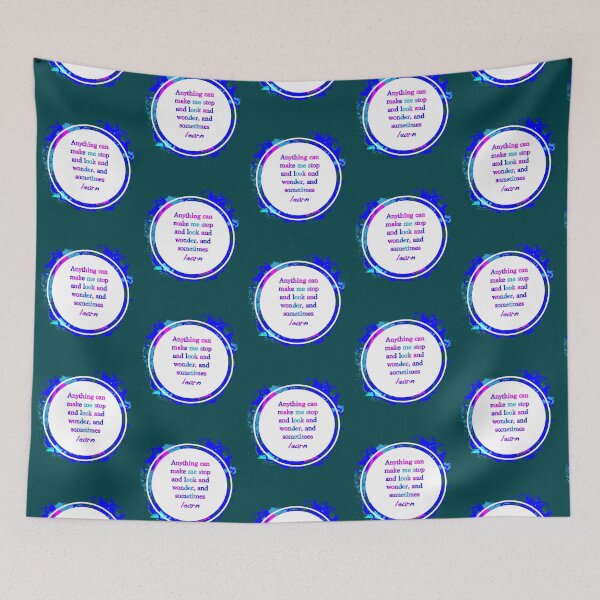 Item preview, Kurt Vonnegut Learning Quote designed and sold by ReginaldLessard.