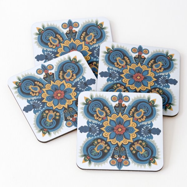 Item preview, Norwegian Blue Telemark Rosemaling designed and sold by bestsalernow.