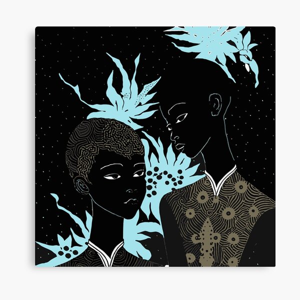 Aperçu de l'œuvre Jardin Moonflower: Sœurs I créée et vendue par memorexe.