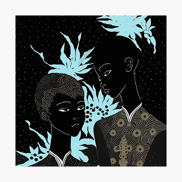 Aperçu de l'œuvre Jardin Moonflower: Sœurs I créée et vendue par memorexe.