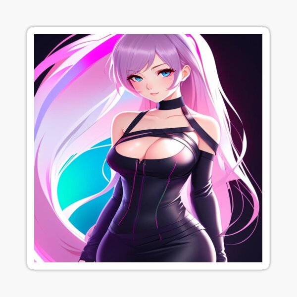 Cute anime Sticker