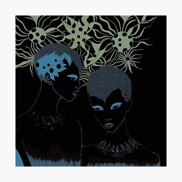 Aperçu de l'œuvre Jardin Moonflower : Sœurs du Crépuscule créée et vendue par memorexe.