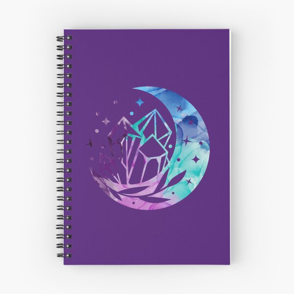 Item preview, Watercolor Crystal Moon designed and sold by moonrunesshop.