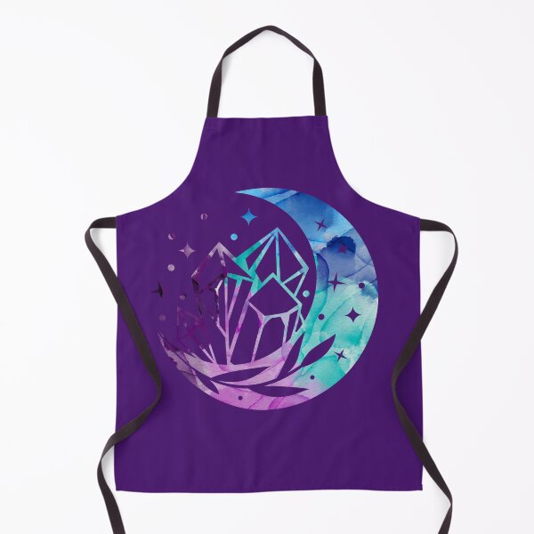 Item preview, Watercolor Crystal Moon designed and sold by moonrunesshop.