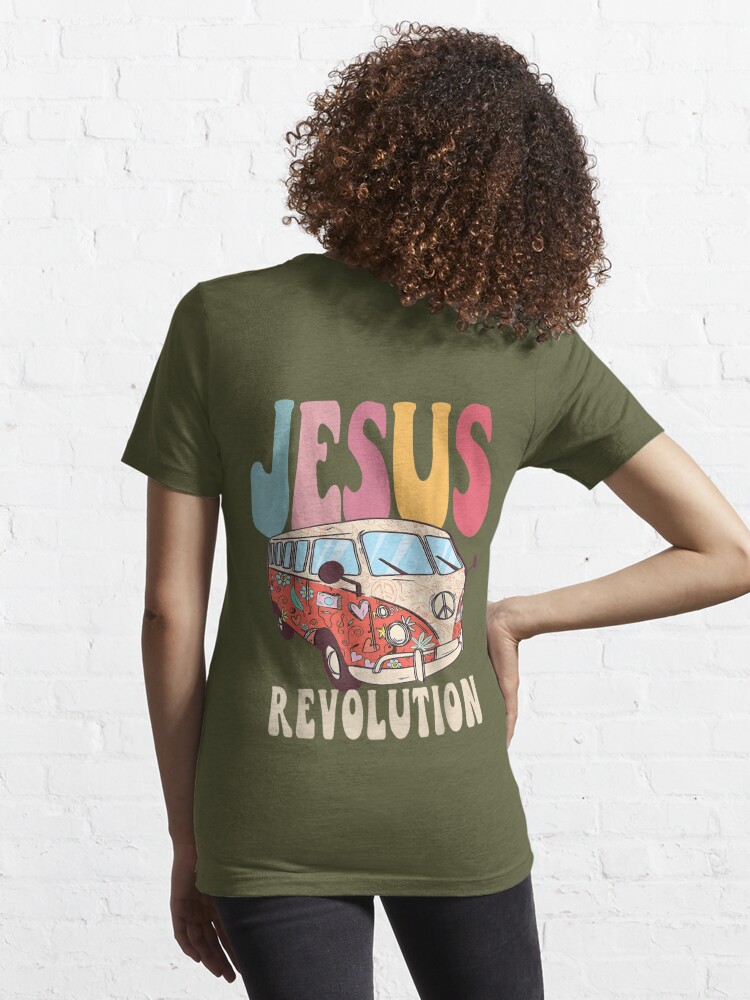 Boho Jesus-Revolution Christian Faith Based Jesus Costume Faith Women  T-shirt