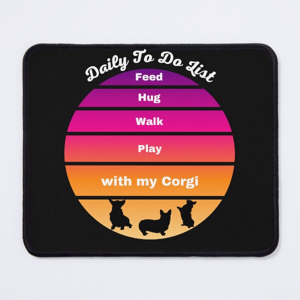 Item preview, Daily To Do List Corgi designed and sold by CeeLeeGifts.