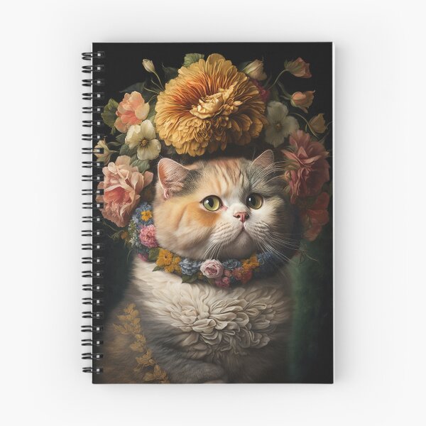 Item preview, Lovely cat (Kitten ) vintage flowers portrait frame 18 designed and sold by jetaiart.