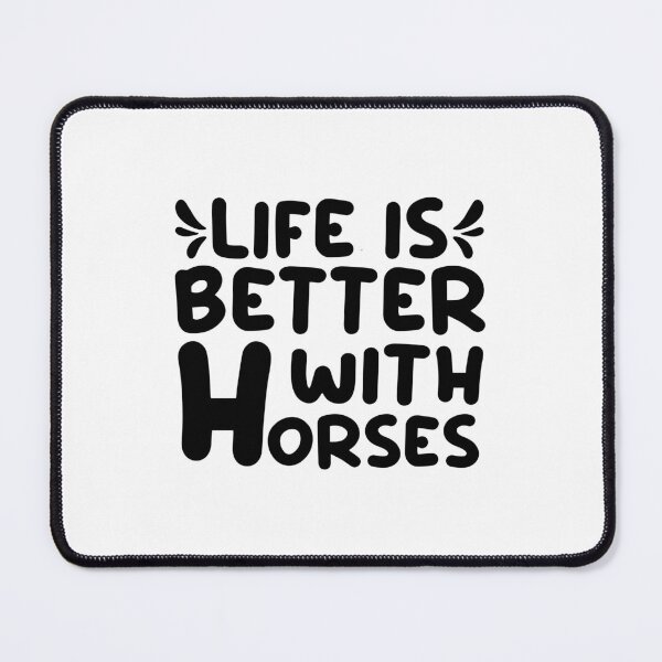 Item preview, Cute Life Is Better With Horses Horseback Riding designed and sold by jaftees.