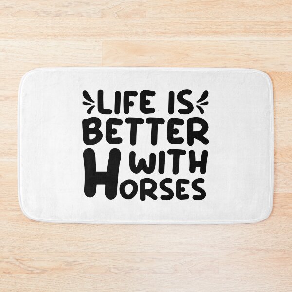 Item preview, Cute Life Is Better With Horses Horseback Riding designed and sold by jaftees.