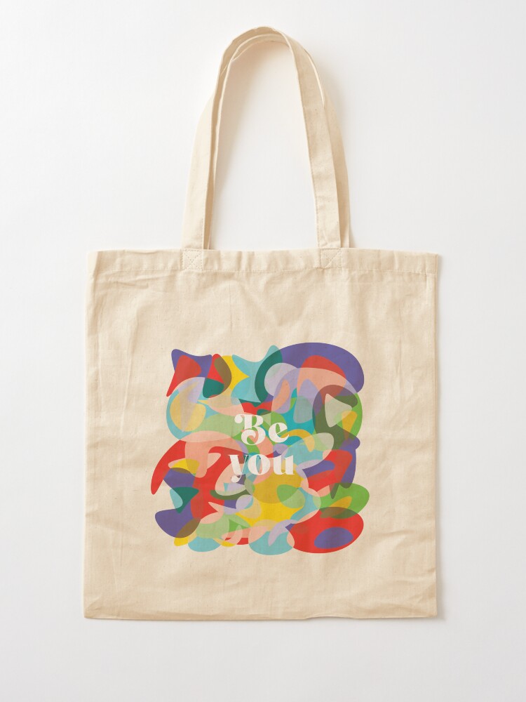Thumbnail 2 of 5, Tote Bag, Be You designed and sold by ariba-khayyam.