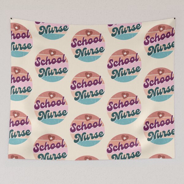 Item preview, School Nurses | School Nursing | Retro Design | Nursing Specialty designed and sold by DesignsRN.