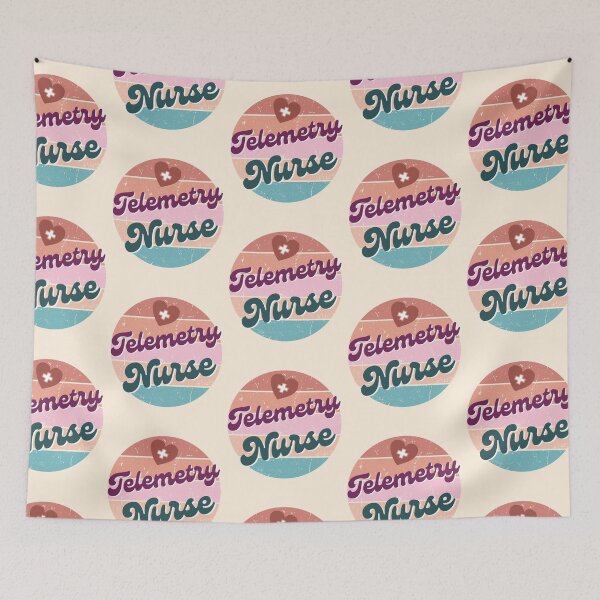 Item preview, Telemetry Nurses | Telemetry Nursing | Retro Design | Nursing Specialty designed and sold by DesignsRN.