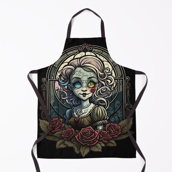 Item preview, Creepy Stain Glass Doll Art designed and sold by Dusk Votum.