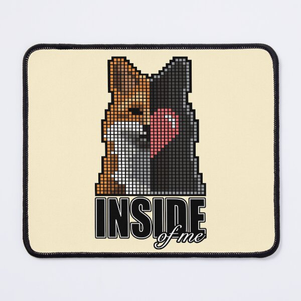 Item preview, Inside of me heart fox digital pixel art Minecraft design designed and sold by SetthaSK.