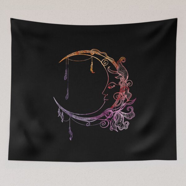 Item preview, Gradient Mystical Moon designed and sold by moonrunesshop.
