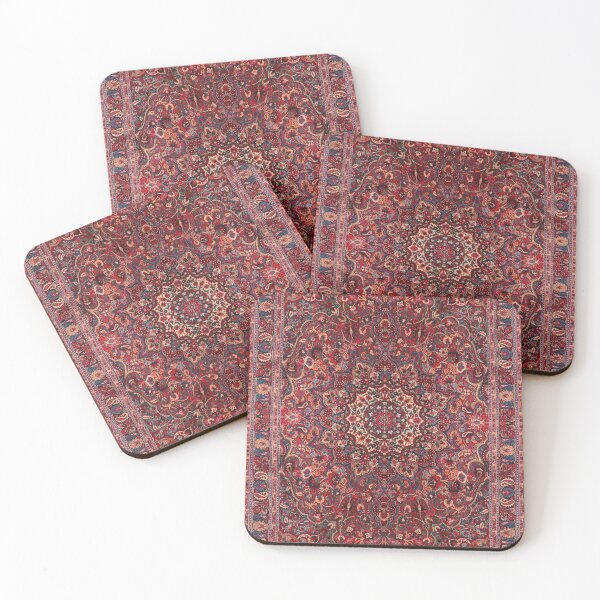 Item preview, Magenta and Azure Field of Flowers | Persian Rug  designed and sold by wildtribe.