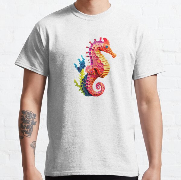 Artikel-Vorschau von Colorful Beautiful Cartoon Seahorse 2, designt und verkauft von Polygonist.
