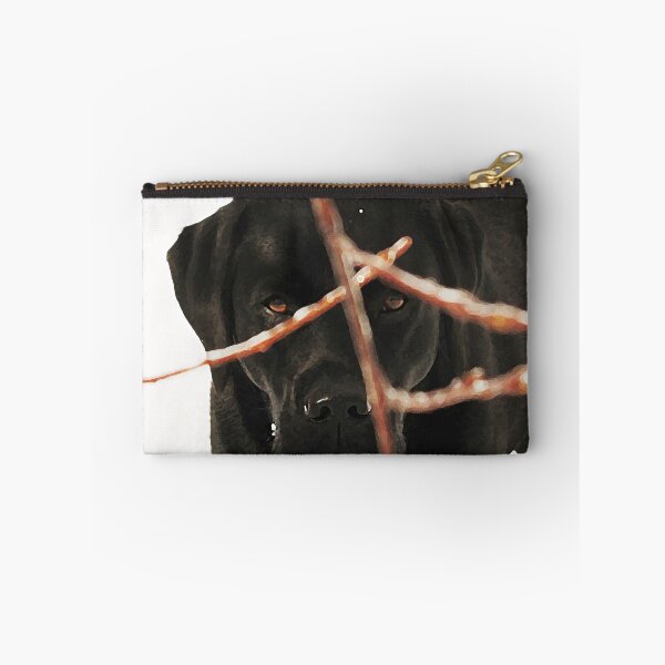 Item preview, Black Labrador - Peeking Branches designed and sold by BlackDogArtJudy.