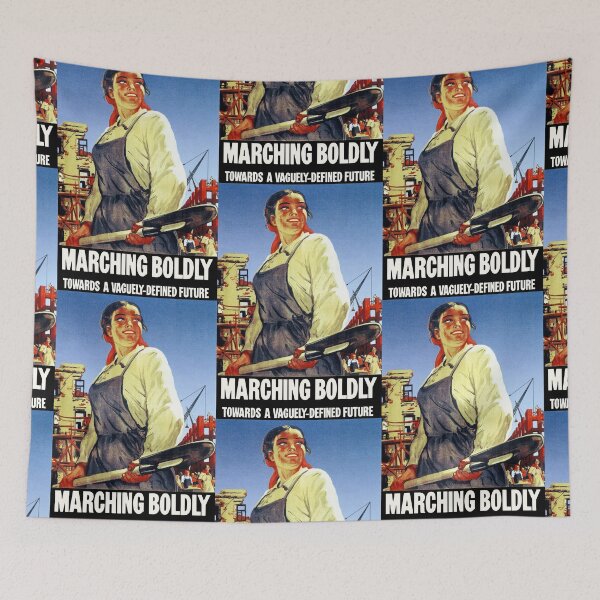 Item preview, Marching Boldly Towards A Vaguely-Defined Future designed and sold by Good-Looking Corpse.