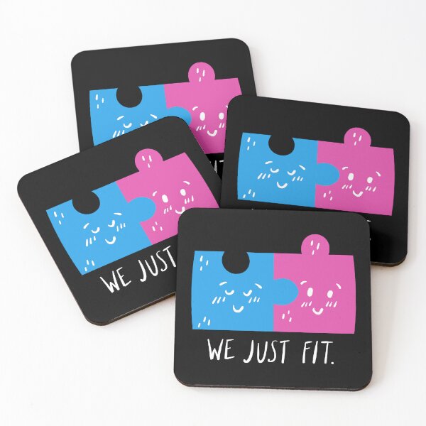 Item preview, We Just Fit puzzle tee for special occasion or just as a daily reminder designed and sold by Dazli.