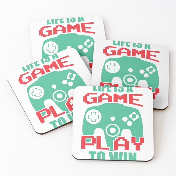Item preview, Life is a Game, Play to win designed and sold by Vividy.