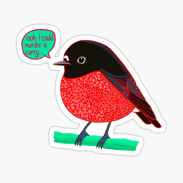 Ooh i could murder a curry Sticker