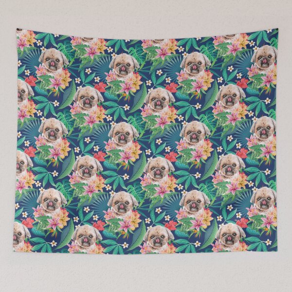 Item preview, Tropical Gold Red Silver Shih Tzu 7 designed and sold by lulupetart.