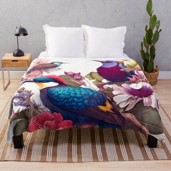 Item preview, Botanical Art, Boho Exotica, Nature garden and bird designed and sold by MonkStudio.