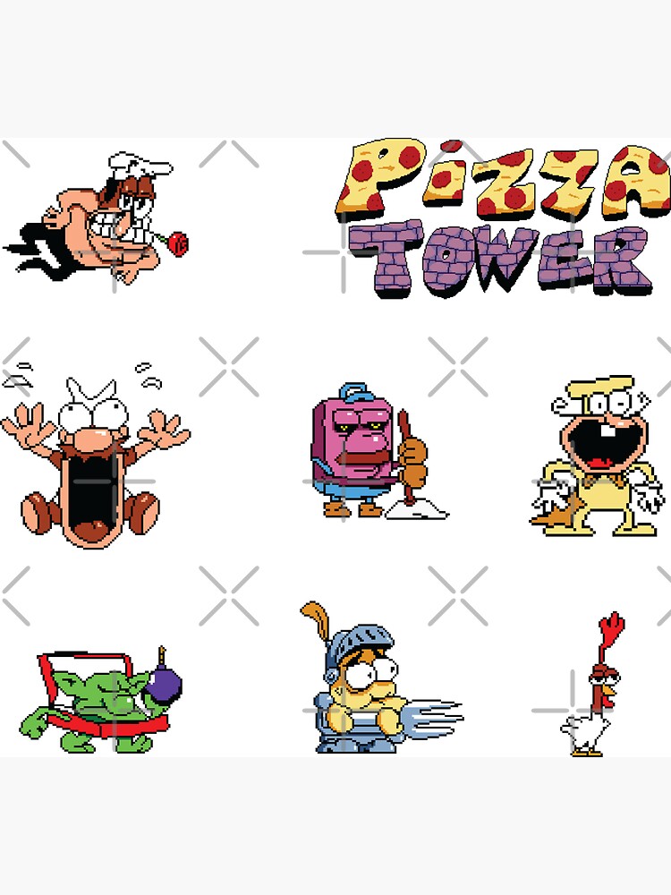 Stressed Peppino (Pizza Tower) | Sticker