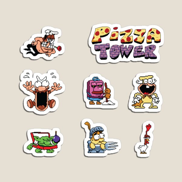 Pizza Tower Pizza Tower Wiki Sticker - Pizza tower Pizza tower