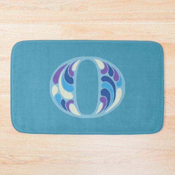 Item preview, Letter O Fancy Monogram Hippie Initial Blue designed and sold by everything4eva.