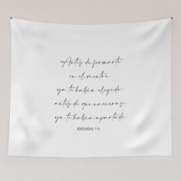 Item preview, Jeremías 1:5, Spanish Bible designed and sold by Aryam Quotes.