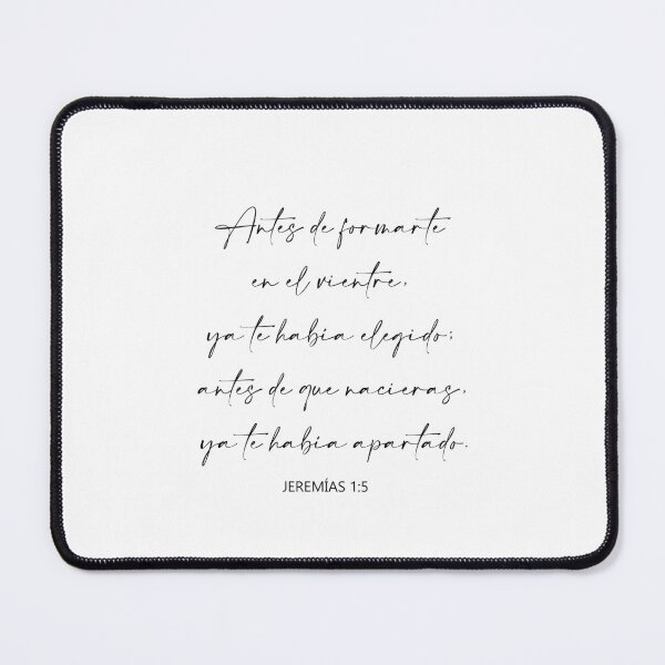 Item preview, Jeremías 1:5, Spanish Bible designed and sold by Aryam Quotes.