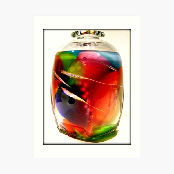 Fancy Glass Art Print