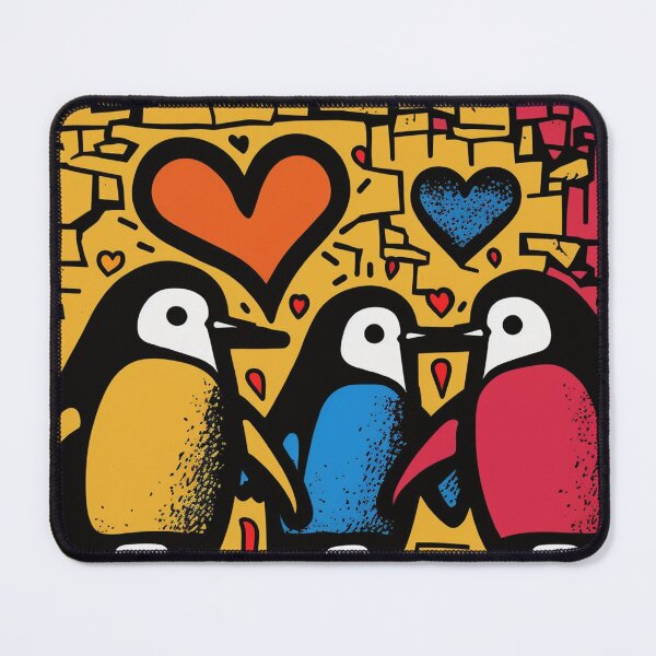Artikelvorschau, Süße Pinguinfamilie, viel Liebe entworfen und verkauft von NxtGenArt.