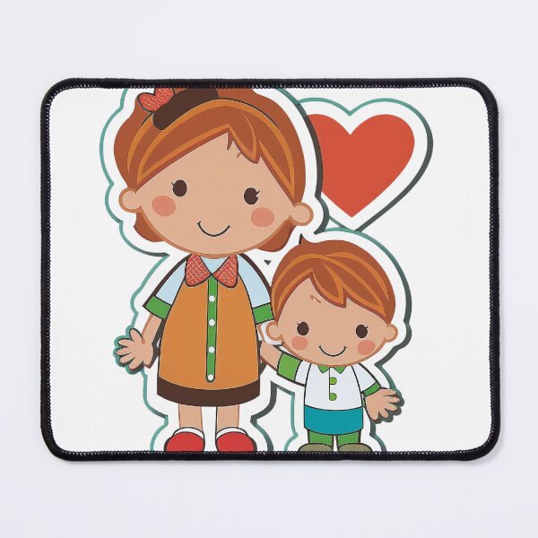 Item preview, Mother and son holding hands designed and sold by Liseri.