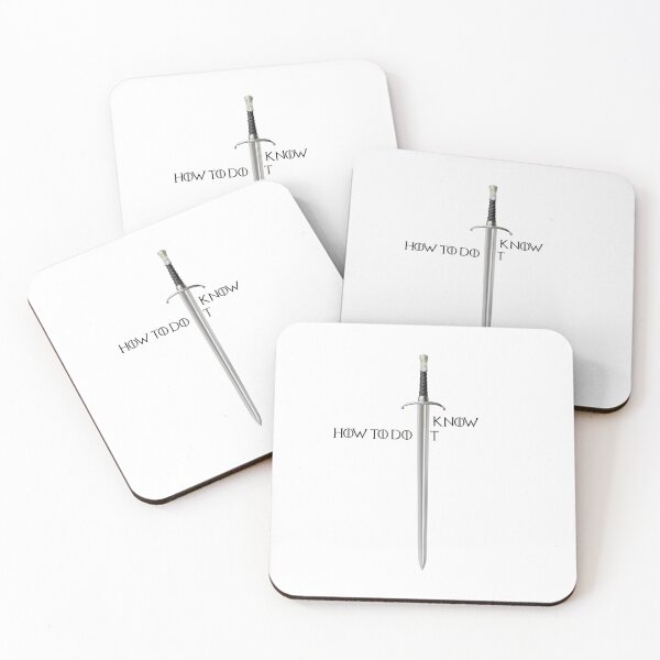 Item preview, I KNOW HOW TO DO IT BLACK TEXT LETTER WITH SWORD designed and sold by 007leon.