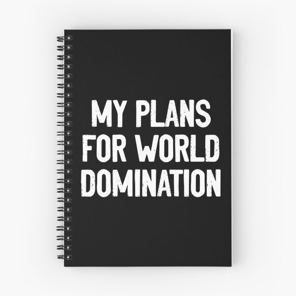 Item preview, My Plans For World Domination Leader designed and sold by Sour Soul.