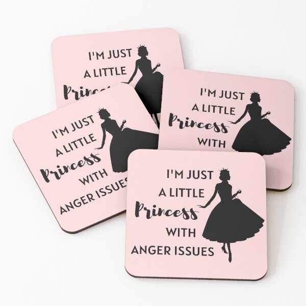 Item preview, i'm just a little princess with anger issues (light ver.) designed and sold by ohleeve.