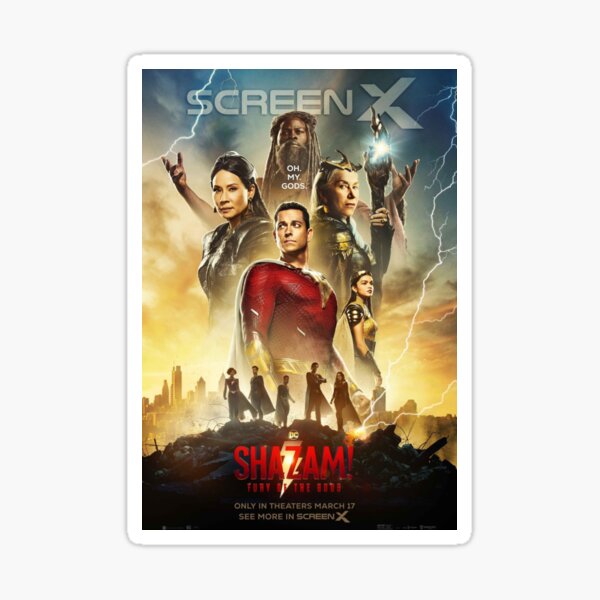 Item preview, Billy Batson - Shazam - Poster zum Film Shazam (2023). designed and sold by davidjones16598.