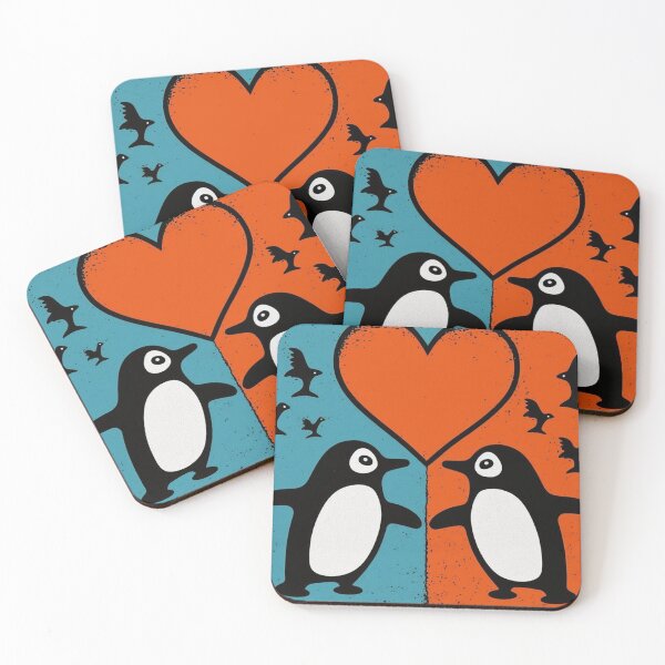 Item preview, Penguin love, youre my penguin red and blue designed and sold by NxtGenArt.