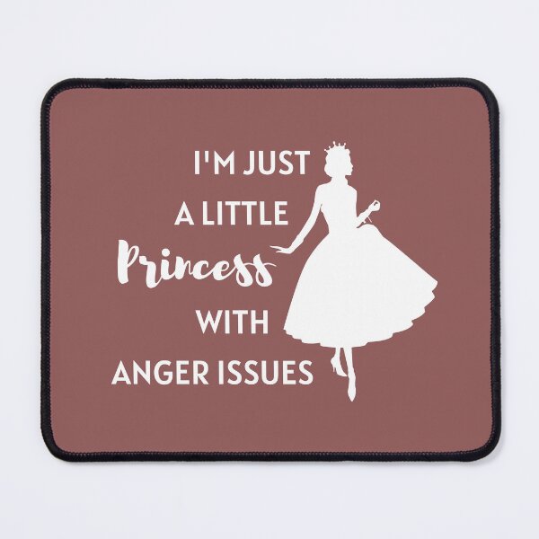 Item preview, i'm just a little princess with anger issues (dark ver.) designed and sold by ohleeve.