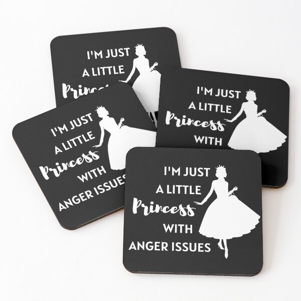 Item preview, i'm just a little princess with anger issues (dark ver.) designed and sold by ohleeve.