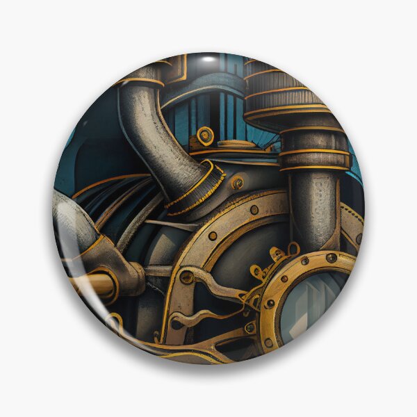 Artikelvorschau, Enchanted Bold Industrial Pattern Digital Painting entworfen und verkauft von CodeAndColors.