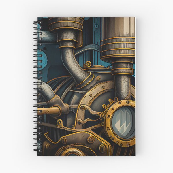 Item preview, Enchanted Bold Industrial Pattern Digital Painting designed and sold by CodeAndColors.