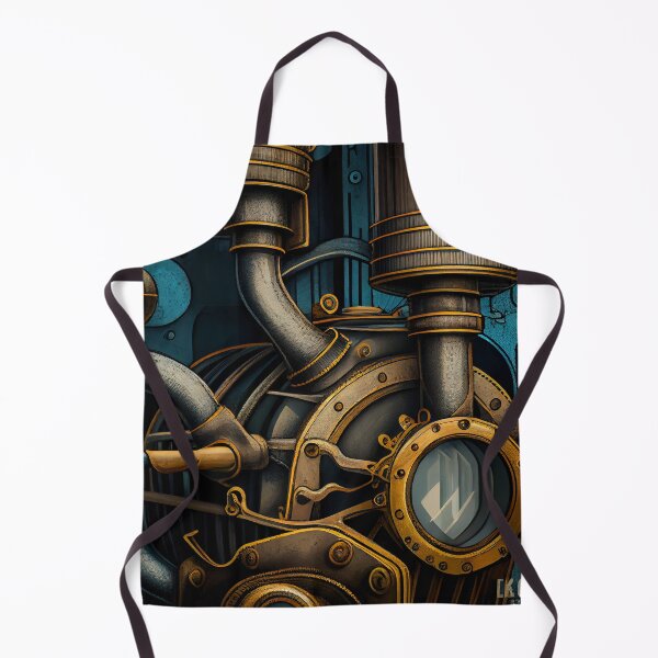 Item preview, Enchanted Bold Industrial Pattern Digital Painting designed and sold by CodeAndColors.