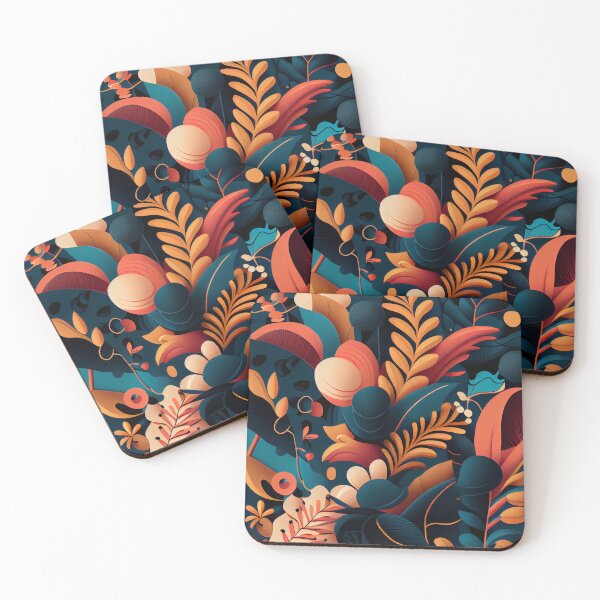 Item preview, Relaxed Maximalist Pattern Digital Painting designed and sold by CodeAndColors.