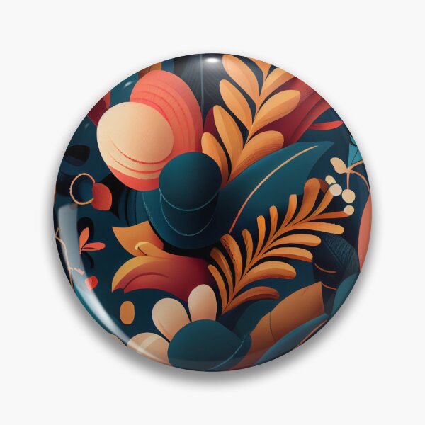 Item preview, Relaxed Maximalist Pattern Digital Painting designed and sold by CodeAndColors.