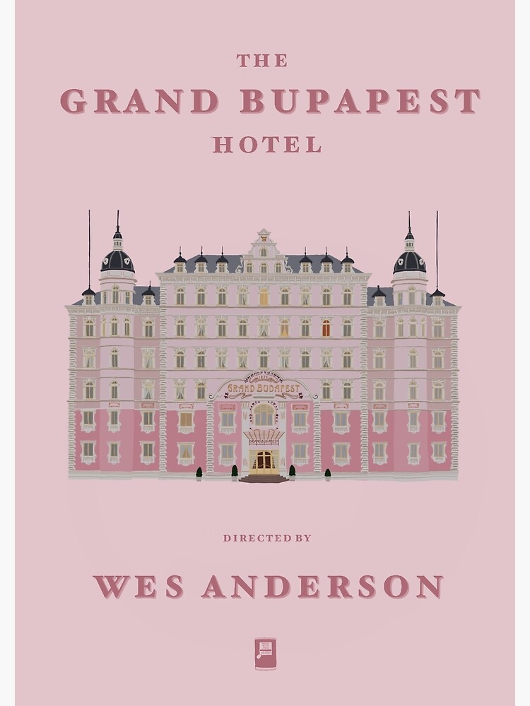 Koordinere dragt Udstyr The Grand Budapest Hotel directed by Wes Anderson" Poster for Sale by  butterbeansktch | Redbubble
