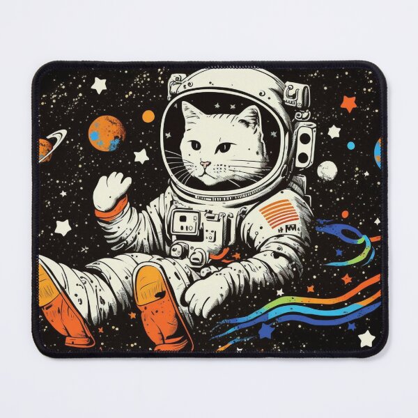 Item preview, space astronaut cat designed and sold by NxtGenArt.